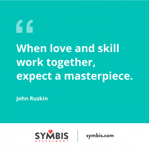 Quote on a teal background saying "when love and skill work together, expect a masterpiece." begin premarital counseling in Bradenton, FL at forever free counseling 34203